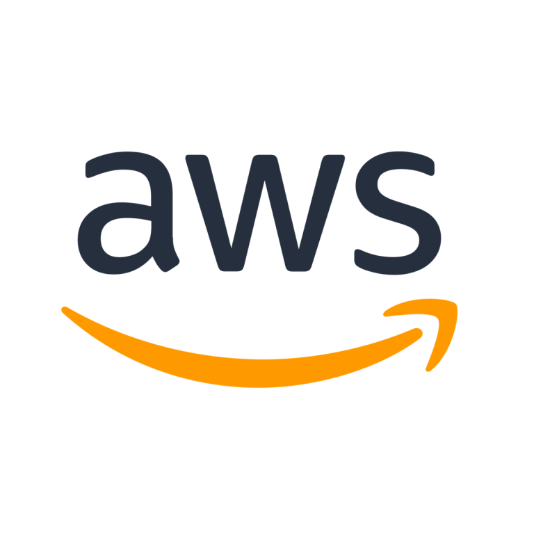 aws logo white circle transparent