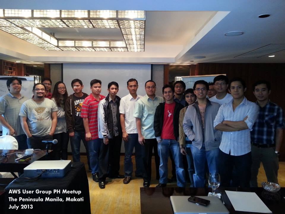 aws user group ph makati the peninsula manila makati 2013